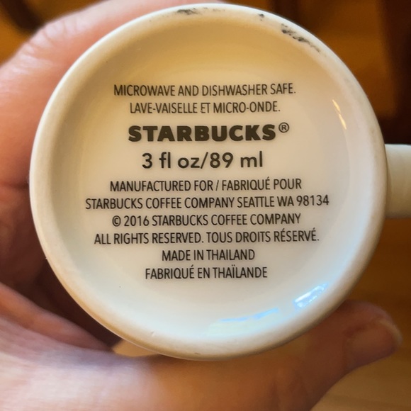 Starbucks original logo Pike’s Place mini demitasse espresso mug 3 oz - Picture 4 of 7